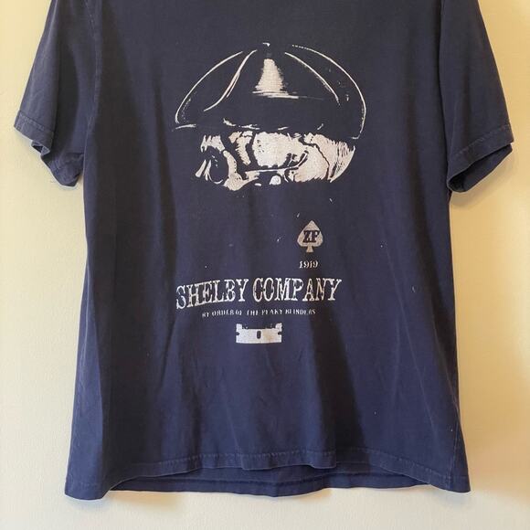 Peaky Blinders L black white short sleeve t-shirt skull fandom casual TV Series - Picture 3 of 7